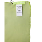 Dolce & Gabbana Green Silk Rectangle Wrap Shawl Neck Warmer Scarf