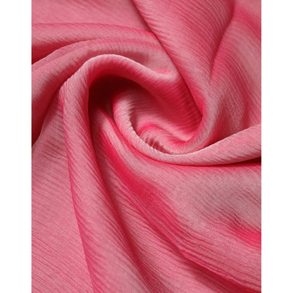 Dolce & Gabbana Pink Silk Rectangle Women Wrap Shawl Scarf