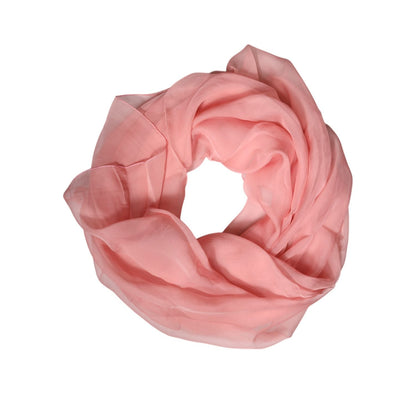 Dolce & Gabbana Pink Silk Rectangle Women Wrap Shawl Scarf