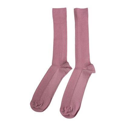 Dolce & Gabbana Rose Pink Cotton Over The Calf Socks