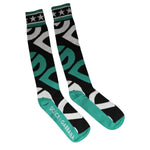Dolce & Gabbana Multicolor Cotton Stretch Over Calf Socks