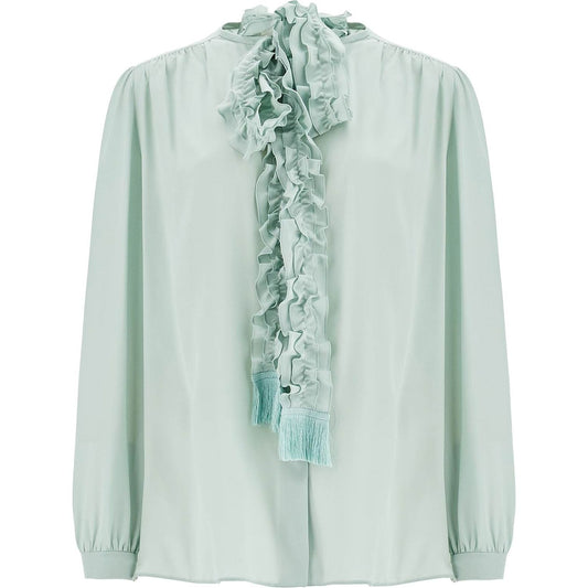 Valentino Garavani silk blouse with bow detail