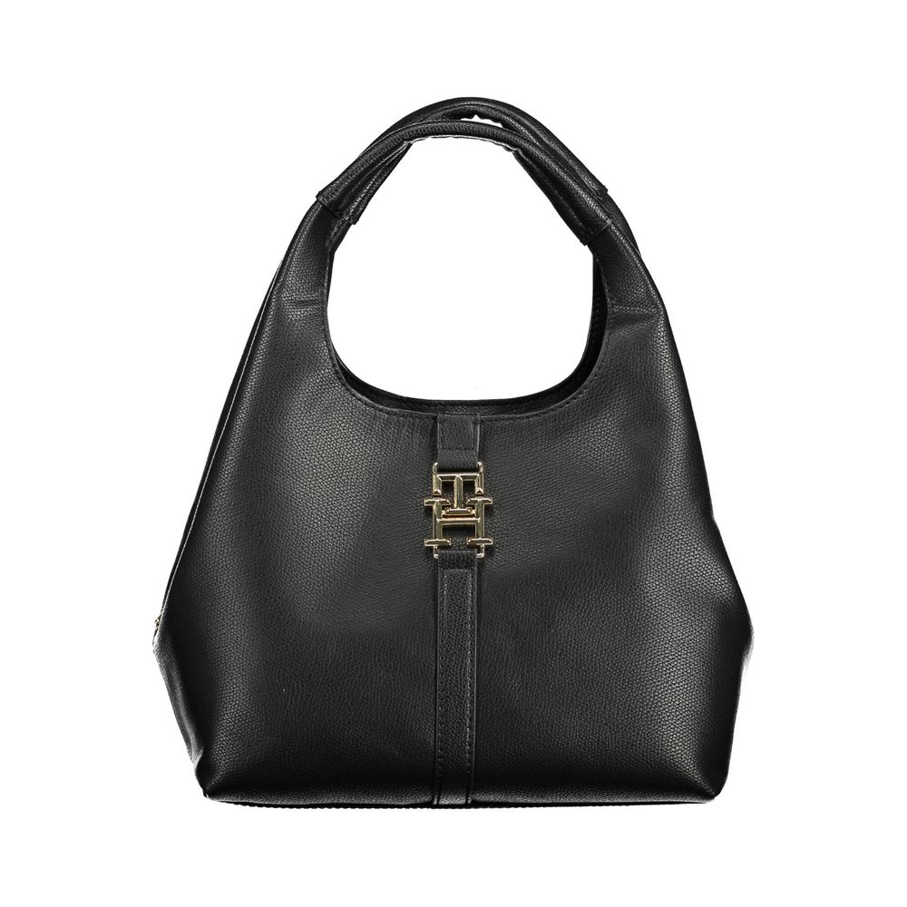 Front view with bag zipped and handles upright.