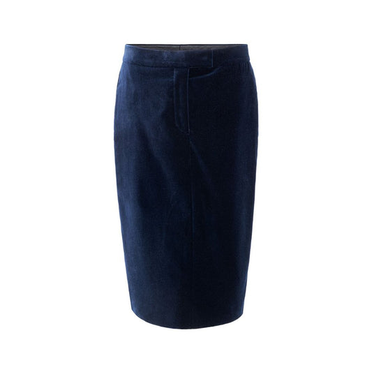 Tom Ford Blue Cotton Skirt TO-8888673-IT38|XS
