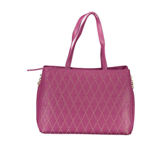 Valentino Bags Purple Polyethylene Handbag Valentino Bags Maroon