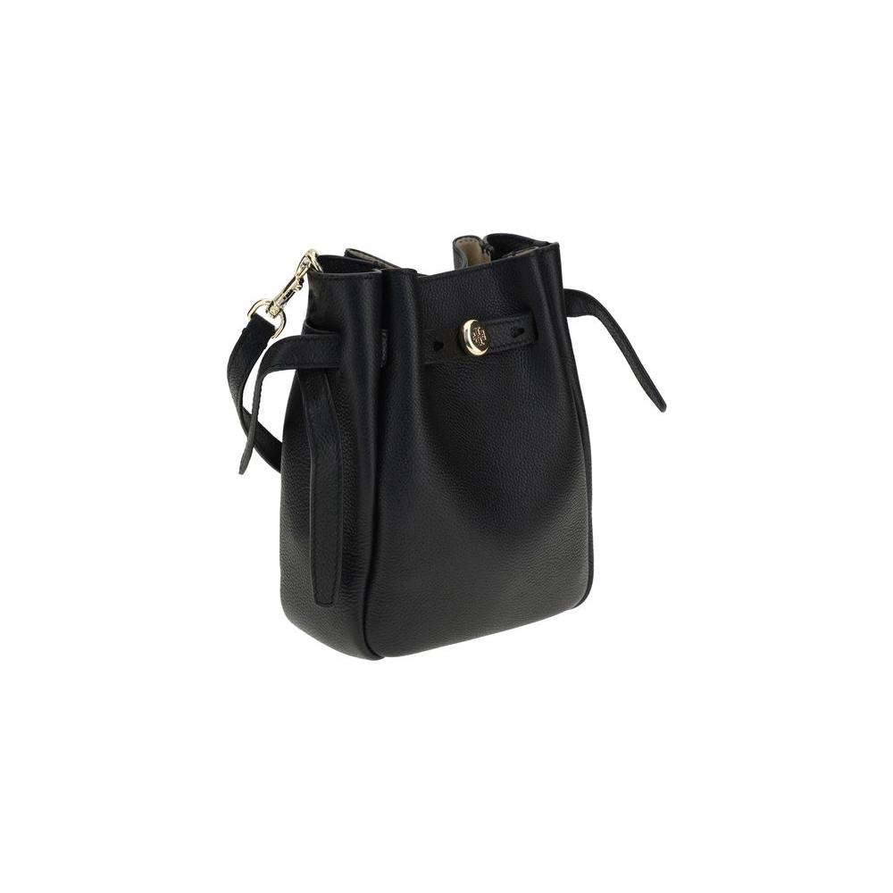 Front view with bag zipped and handles upright.