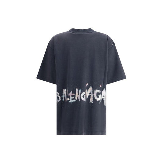 Balenciaga Oversized T-Shirt Balenciaga Dark Slate Gray