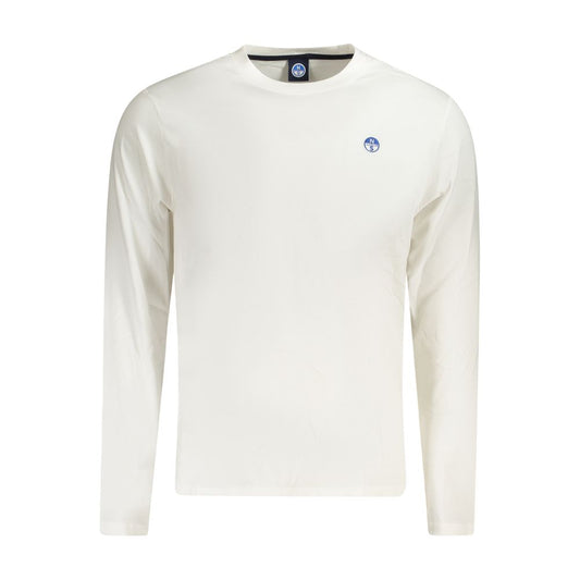 North Sails White Cotton Men T-Shirt