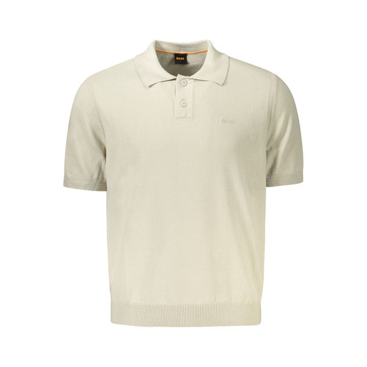 Hugo Boss Beige Cotton Sweater