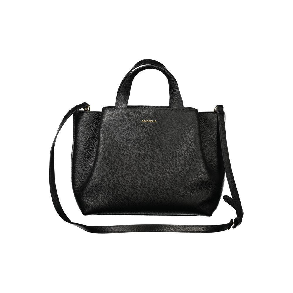 Front view with bag zipped and handles upright.