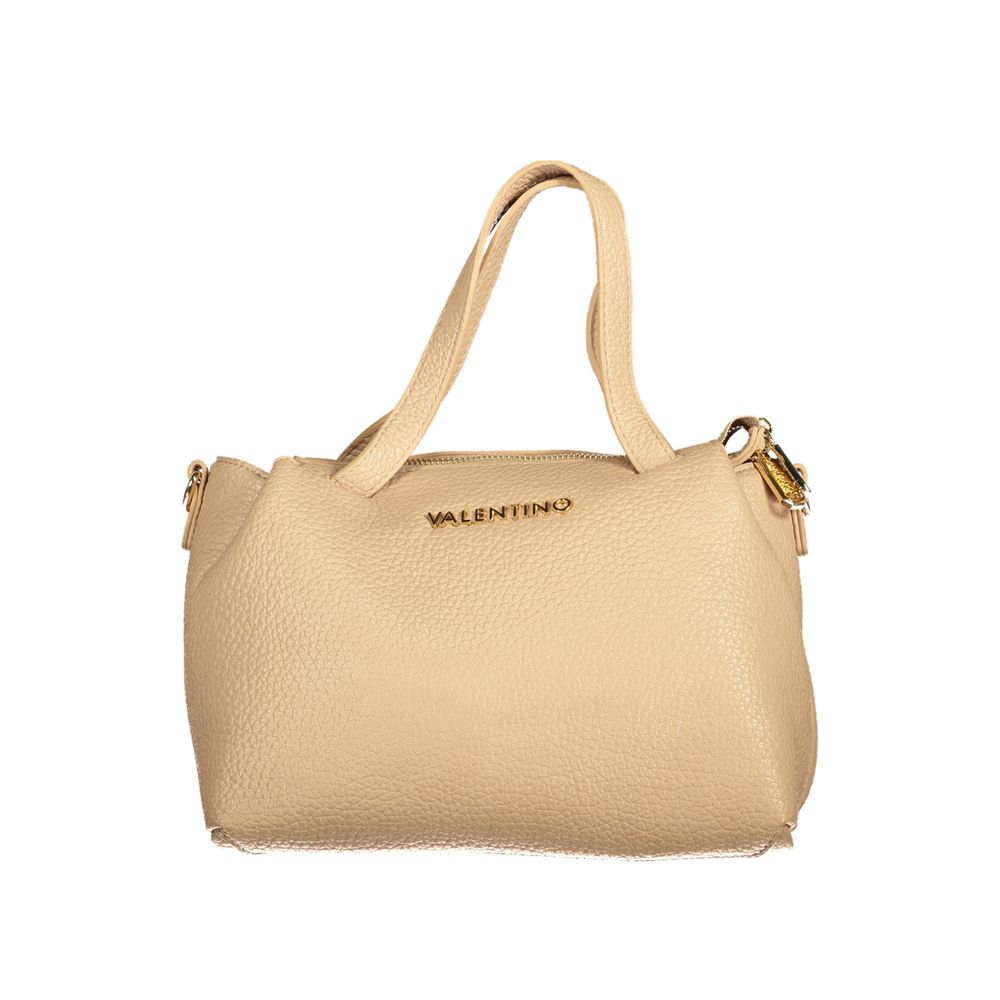 Front view with bag zipped and handles upright.
