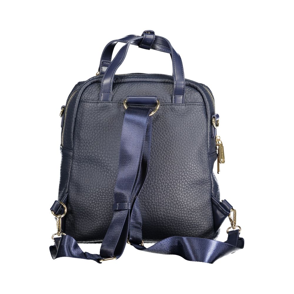 Front view with bag zipped and handles upright.
