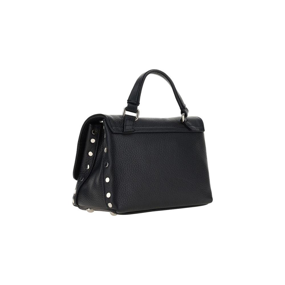 Front view with bag zipped and handles upright.