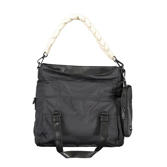 Desigual Black Polyester Handbag Desigual Dark Slate Gray