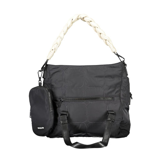 Desigual Black Polyester Handbag Desigual Dark Slate Gray