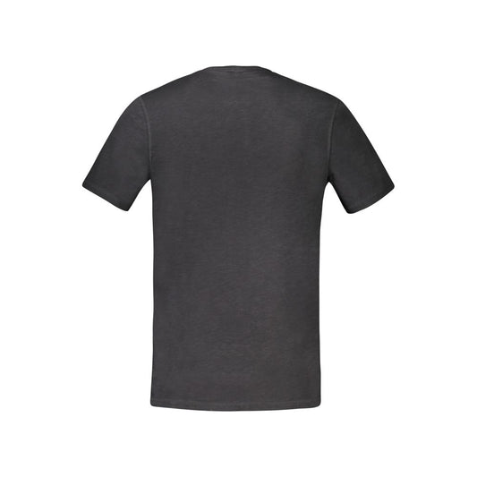 Hugo Boss Black Cotton Men T-Shirt