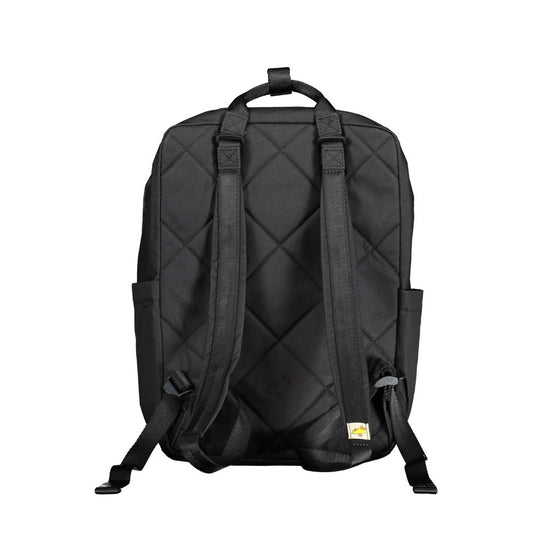 Mandarina Duck Black Cotton Backpack Mandarina Duck Dark Slate Gray