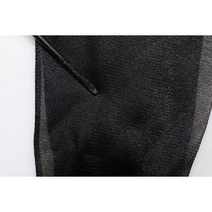 Dolce & Gabbana Black Logo Knitted Crewneck Pullover Sweater