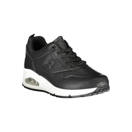 Laura Biagiotti Black Polyester Women Sneaker Laura Biagiotti Dark Slate Gray