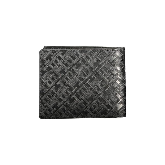 Tommy Hilfiger Black Leather Men Wallet
