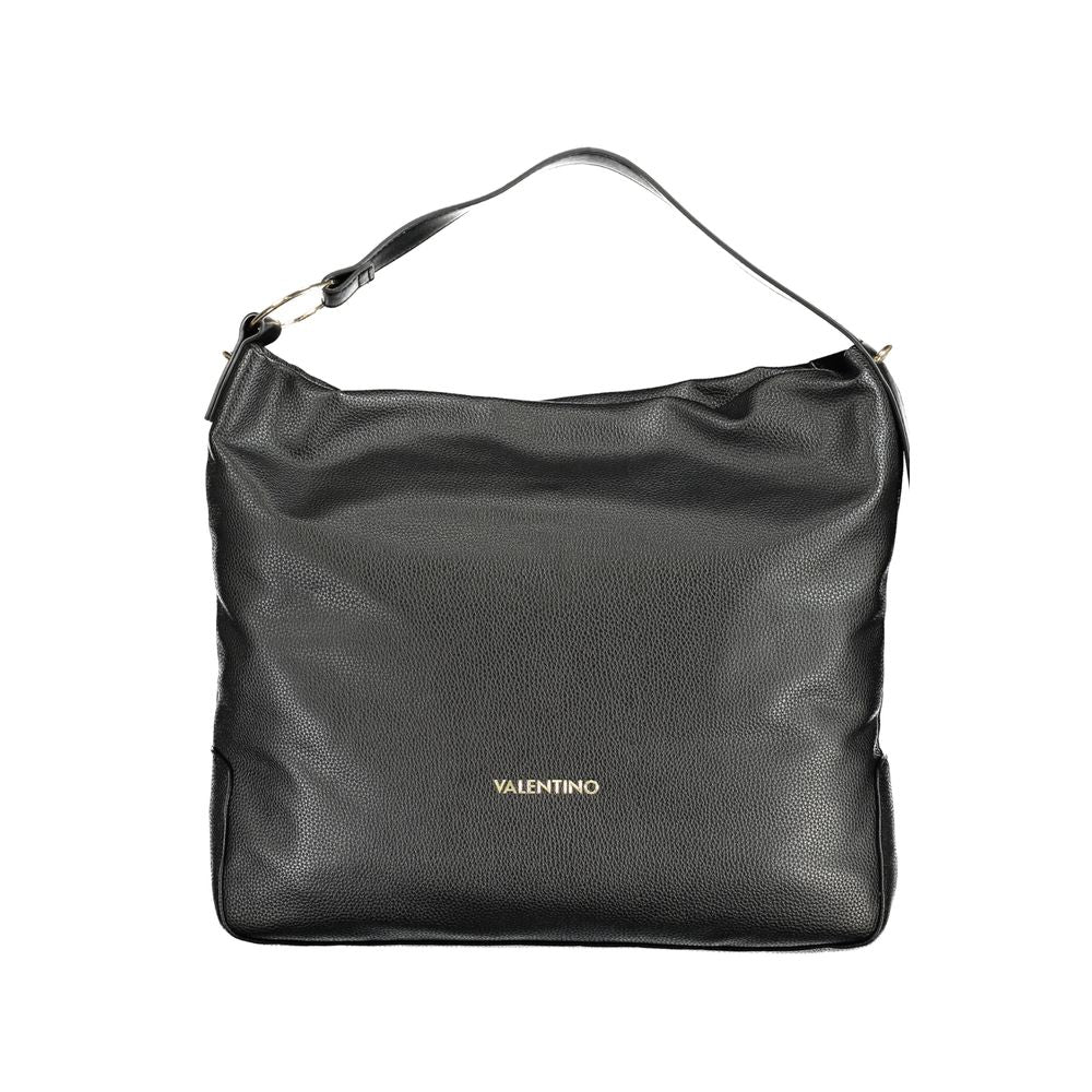 Front view with bag zipped and handles upright.