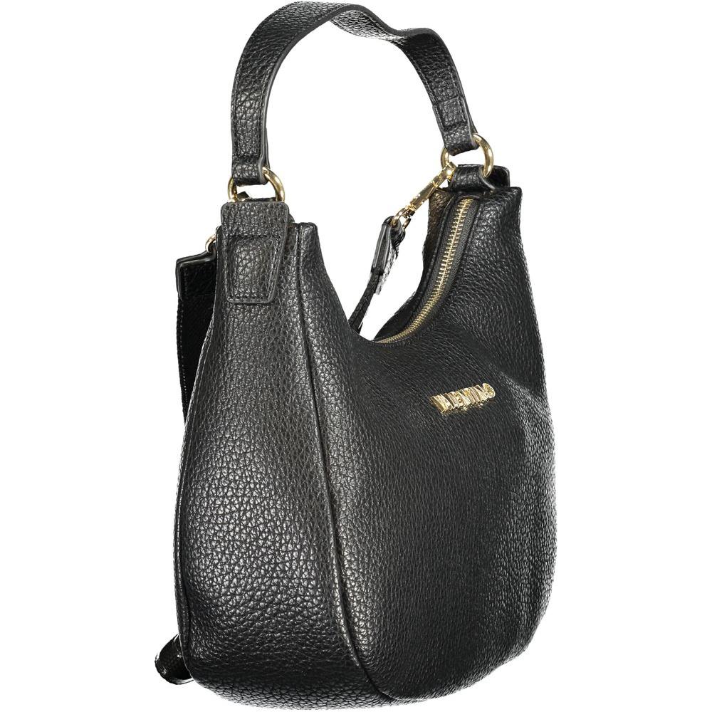 Front view with bag zipped and handles upright.