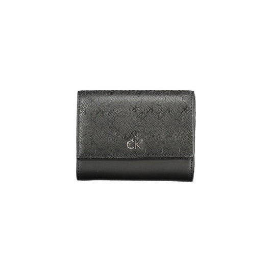 Calvin Klein Black Polyester Women Wallet CA-36319