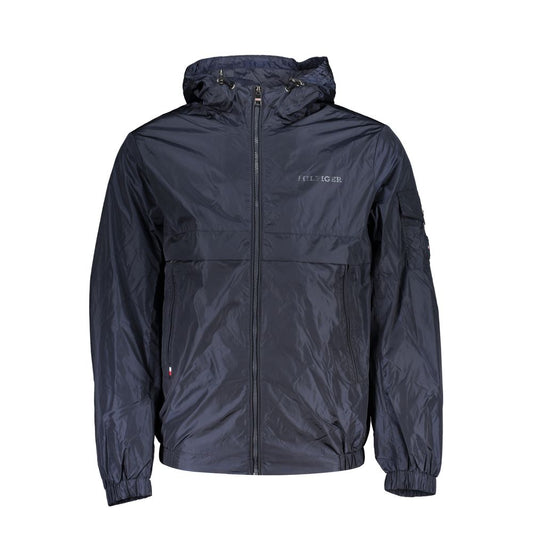 Tommy Hilfiger Blue Nylon Jackets & Coat