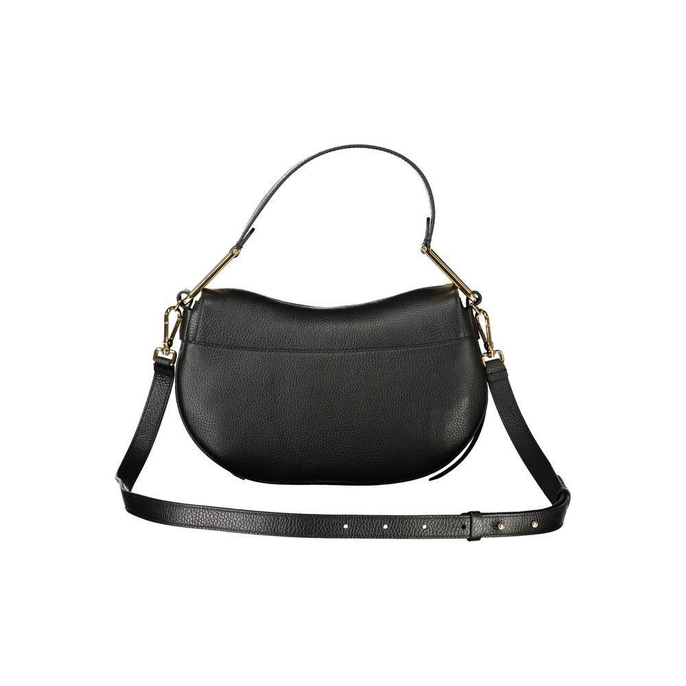 Front view with bag zipped and handles upright.