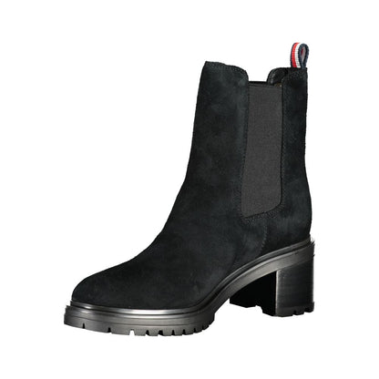 Tommy Hilfiger Black Polyester Ankle
