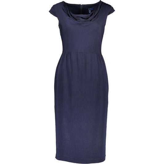 Gant Blue Viscose Women Dress