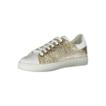 Emporio Armani Gold Polyester Women Sneaker EM-870-EU35/US5