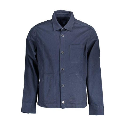 Gant Blue Cotton Men Shirt