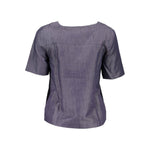 Gant Blue Cotton Unisex T-Shirt GA-6359-IT36|XXS