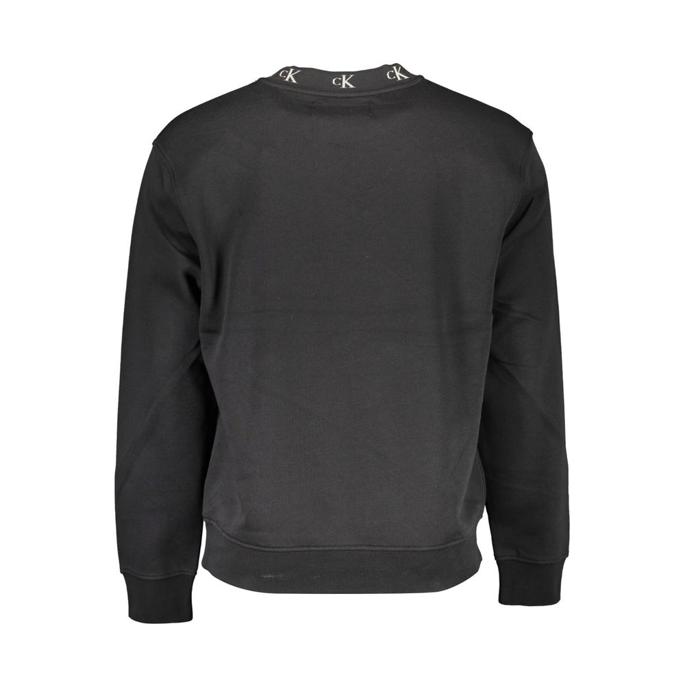 Calvin Klein Black Cotton Men Sweater