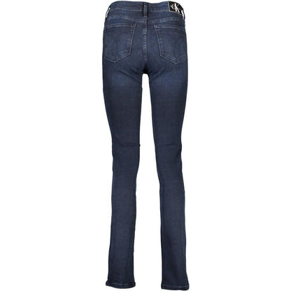 Calvin Klein Blue Cotton Women Jeans