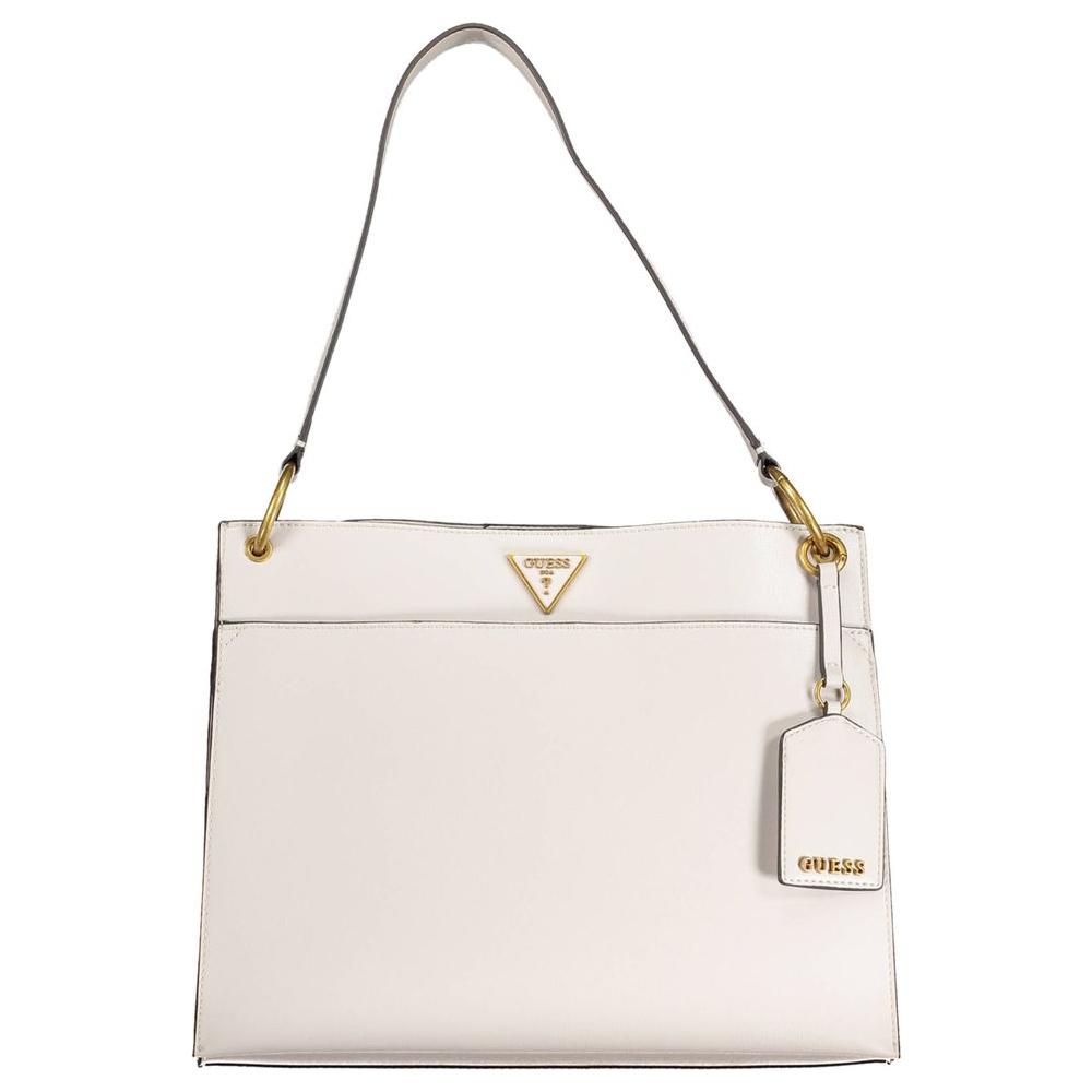Front view with bag zipped and handles upright.