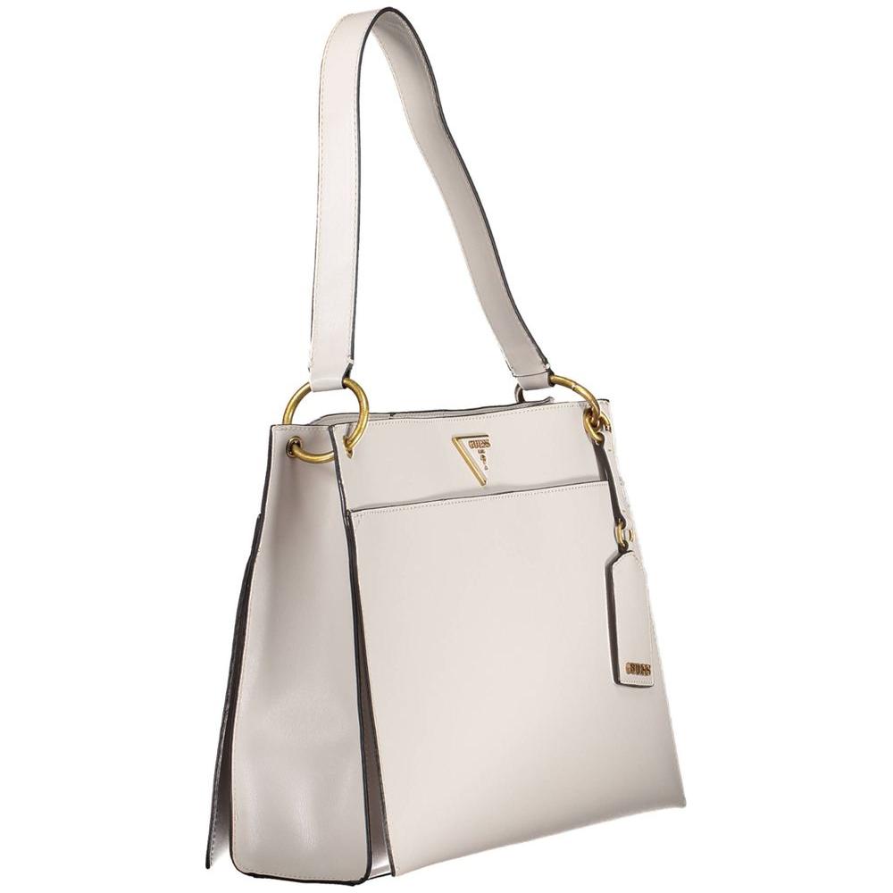 Front view with bag zipped and handles upright.