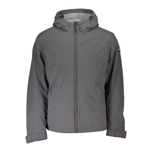 Napapijri Gray Polyamide Men Jacket