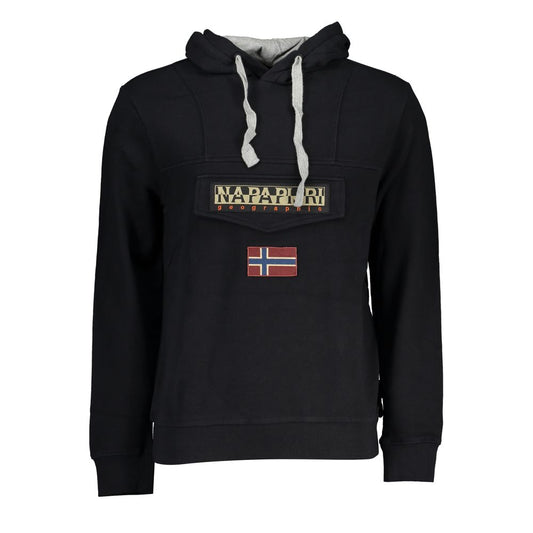 Napapijri Black Cotton Sweatshirt