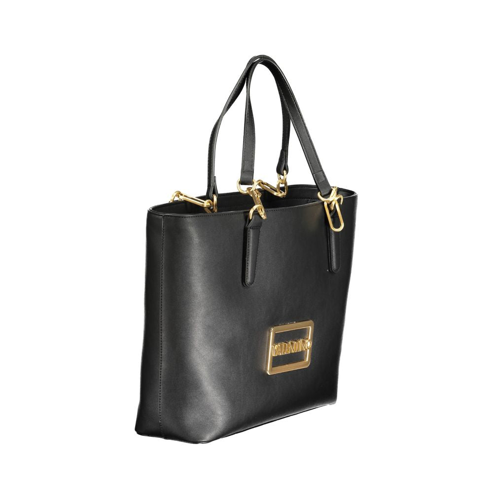 Front view with bag zipped and handles upright.