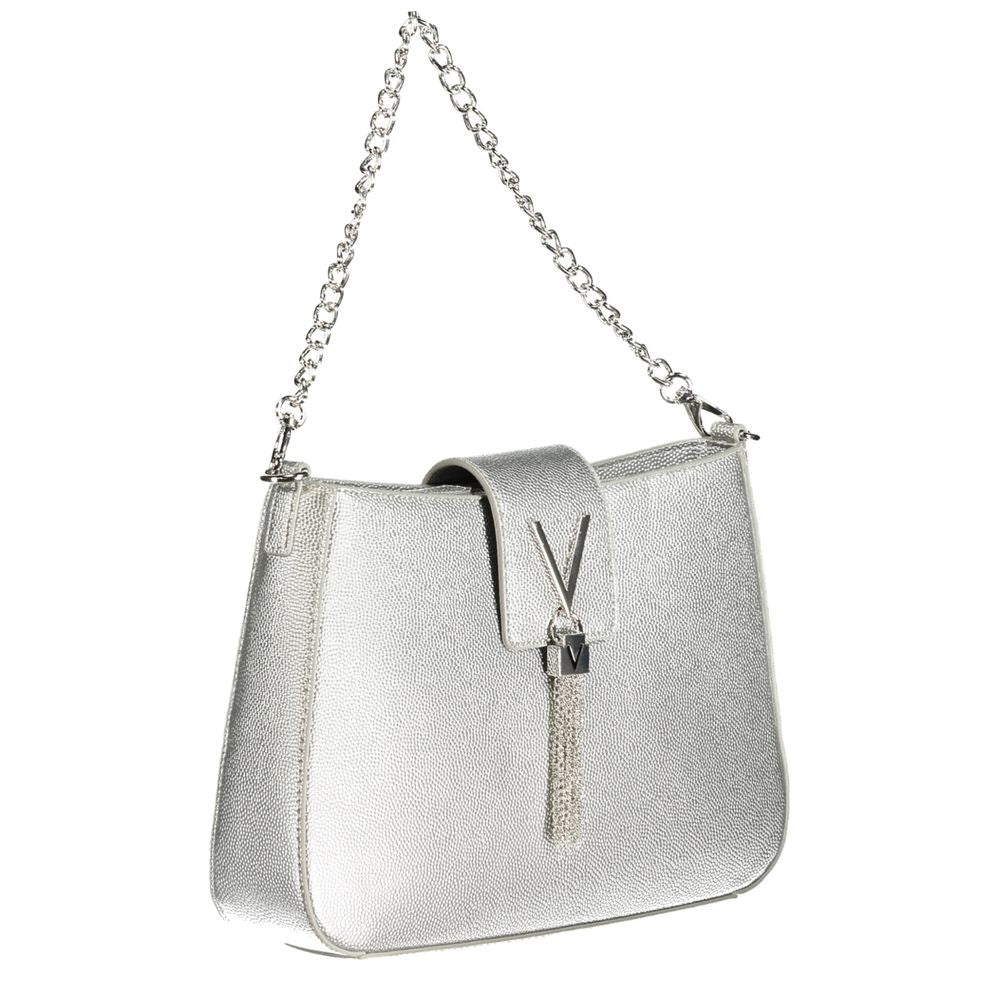 Front view with bag zipped and handles upright.