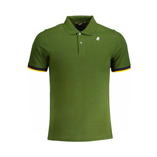 K-WAY Green Cotton Polo Shirt