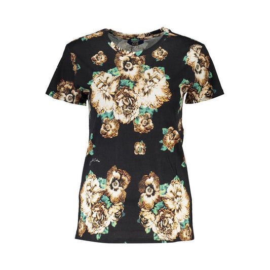 Cavalli Class Black Cotton Tops & T-Shirt