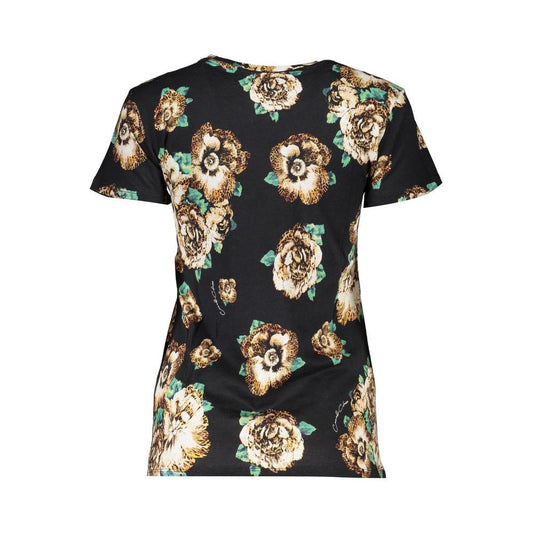 Cavalli Class Black Cotton Tops & T-Shirt