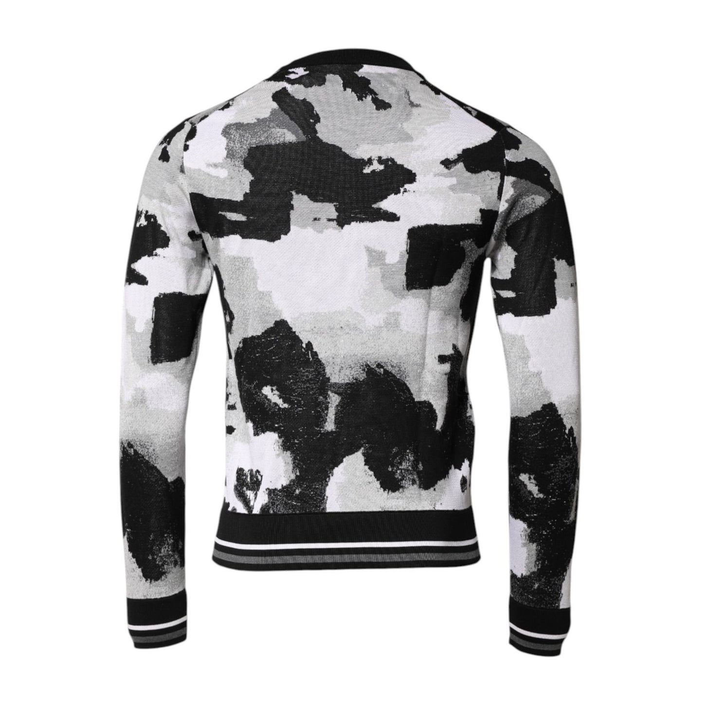 Dolce & Gabbana Multicolor Logo Crew Neck Pullover Sweater