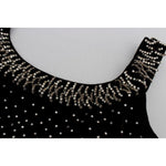 Dolce & Gabbana Brown Velvet Crystal Sheath Gown Dress NOC10135-1