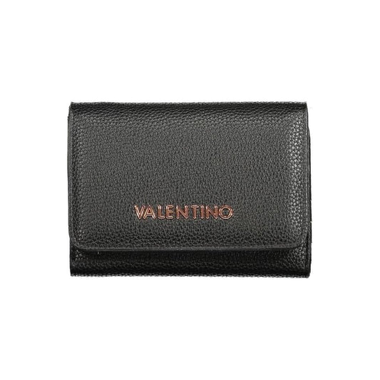 Mario Valentino Black Polyethylene Wallet VA-36185
