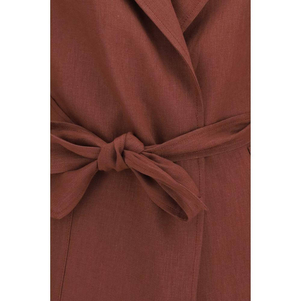 Forte_Forte Belted linen Coat FO-13823MYCOATF47M3010-I/S