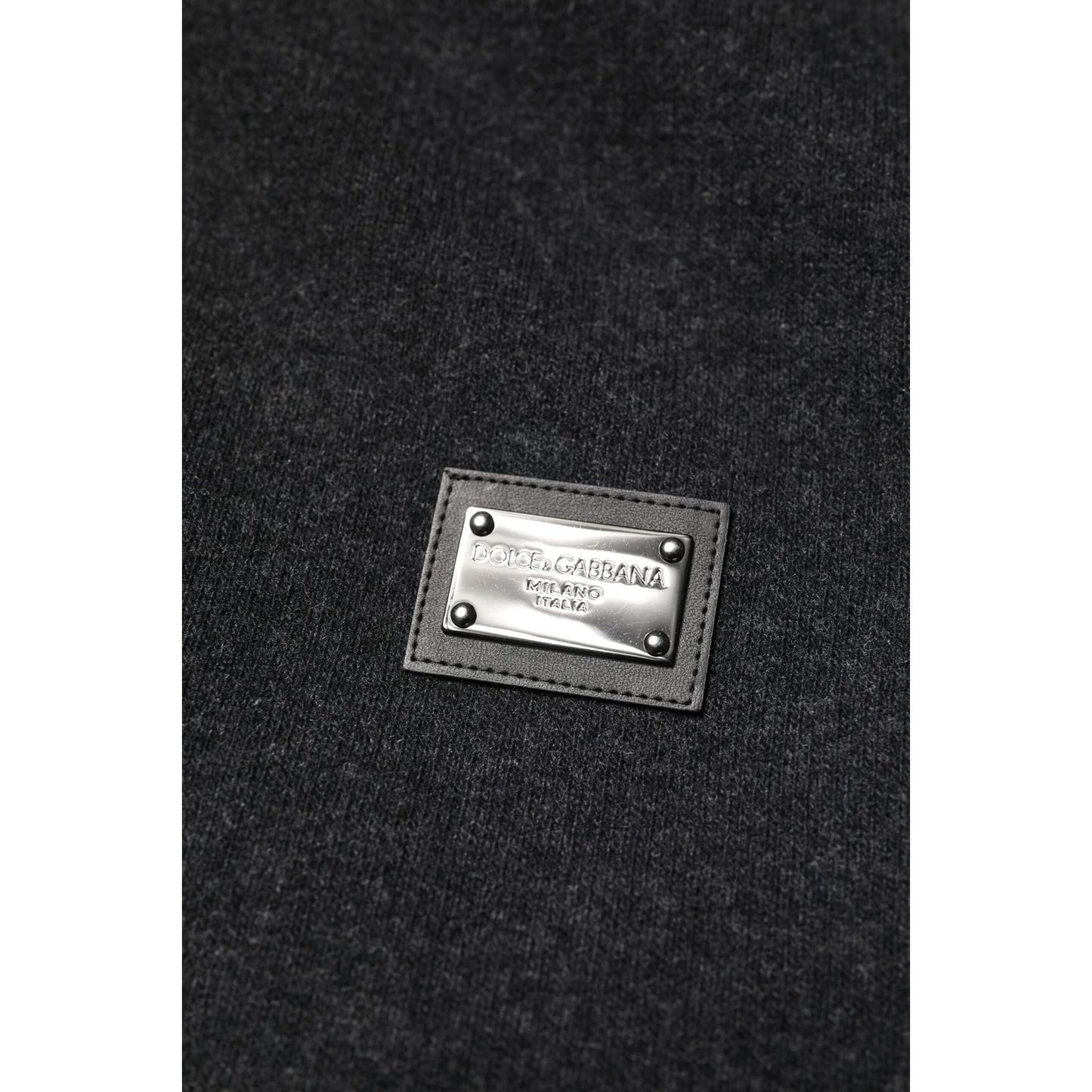 Dolce & Gabbana Black DG Logo Plaque Hooded Bomber Jacket